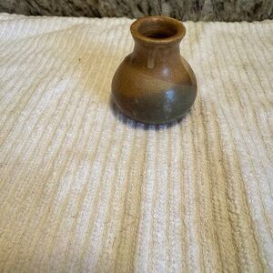 Vintage 1960s Miniature Stoneware Vase